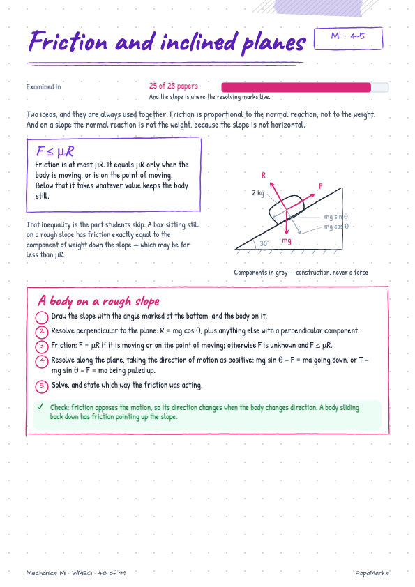 Sample page 4 of Mechanics 1 — WME01